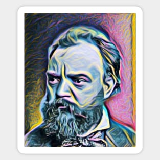 Antonín Dvořák Portrait | Antonín Dvořák Artwork 9 Sticker